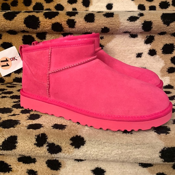 UGG | Shoes | New Hot Pink Ugg Classic Ultra Mini Boot 1 | Poshmark